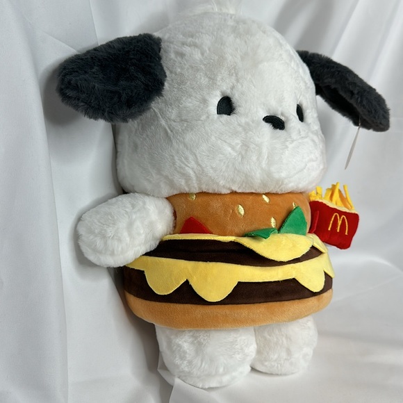 Pochacco in Big Mac Costume & Fries 13" Plush by Sanrio - Picture 7 of 13